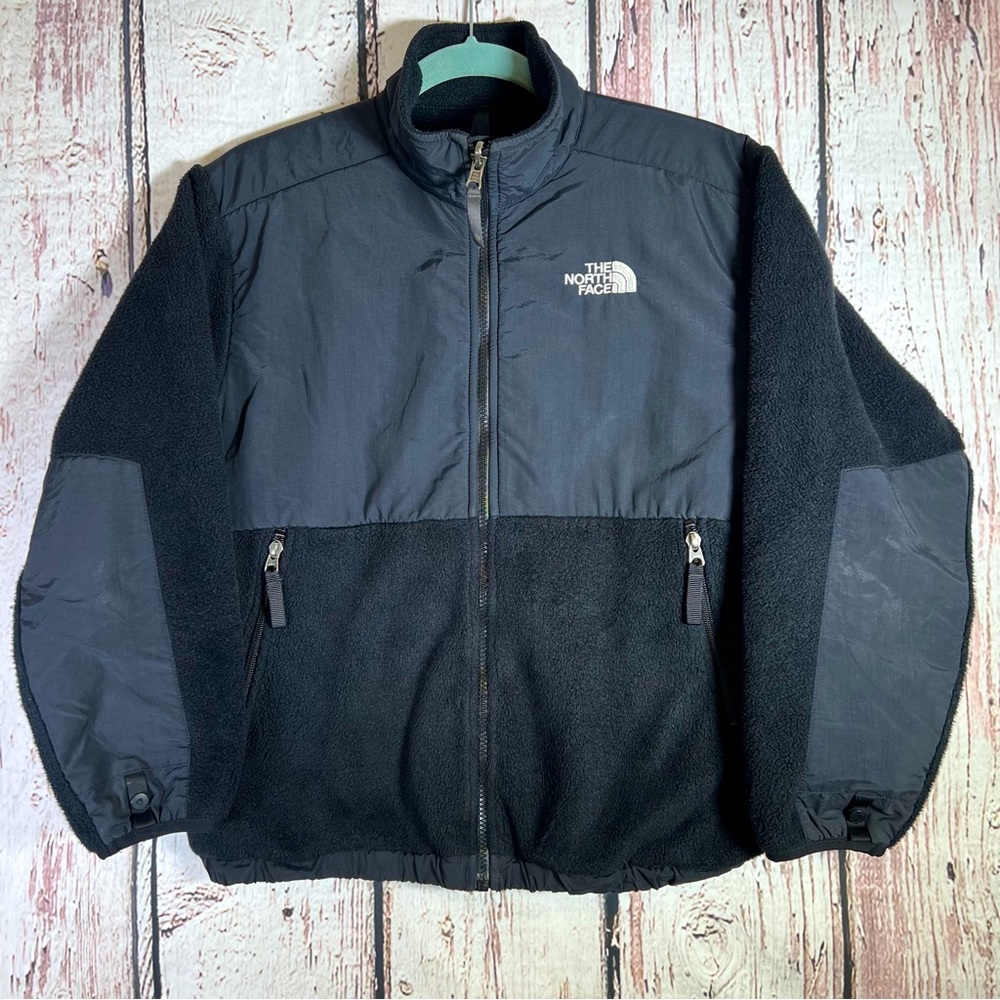 🎉HP🎉 Vintage The North Face Denali Black Polartec Full-Zip Fleece Jacket Large